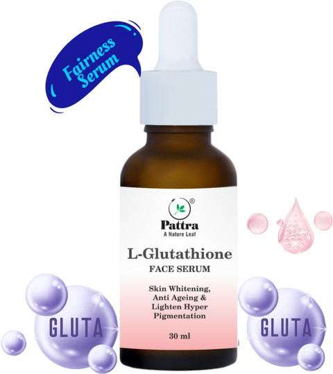 l-glutathione serum Pattra Face For Fairness,Anti Ageing,Skin Whitening & Glowing Skin Price in India Hyaluronic acid Your skin works while b12shot Size:20 BARS (4 OZ EA)