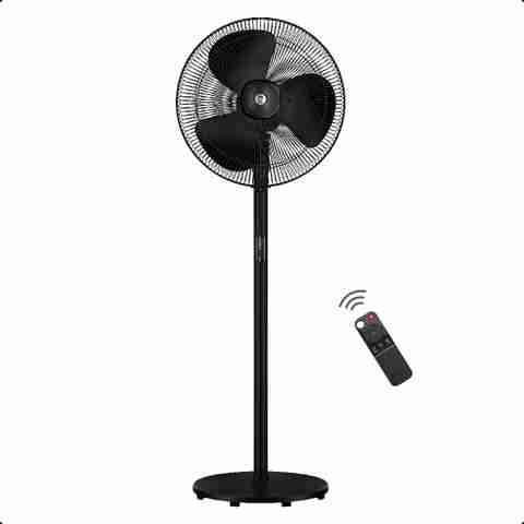 Atomberg Renesa Silent Pedestal Fan 400mm Midnight Black - Image 3