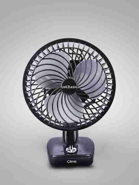 unleash CRYO | 230 MM | HIGH SPEED | 9 INCH | TABLE FAN | FOR HOME with 1 Year Warranty Energy Saving 230 mm Table Fan (Black | Pack of 1) - Image 3