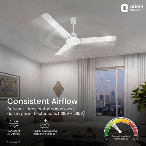 Orient Electric Ujala Swift with 3 Year Warranty BLDC Motor with Remote, Energy Saving, High Air Delivery, Ultra High Speed 1200 mm Ceiling Fan (5 Star | White | Pack of 1) - Image 8