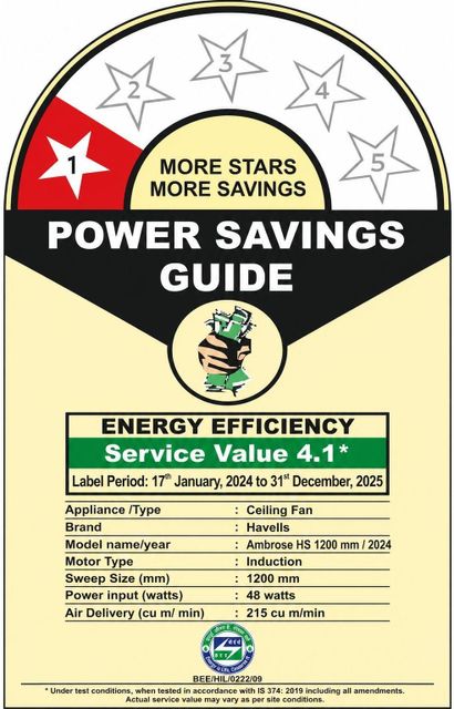 Havells Ambrose HS 1200mm Ceiling Fan, Cola Espresso Brown - Image 6