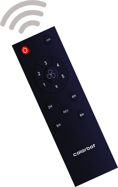 Colorbot Helix BLDC Remote Controlled | Highspeed |LED|Reverse Mode| AeroQuiet+ Technolog with 4 Year Warranty BLDC Motor with Remote, With LED Indicators 1200 mm Ceiling Fan (5 Star | Arctic White | Pack of 1) - Image 8