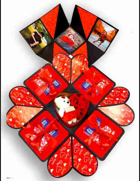 US IDEAL CRAFT Chocolate Explosion box for valentine's day ,gift