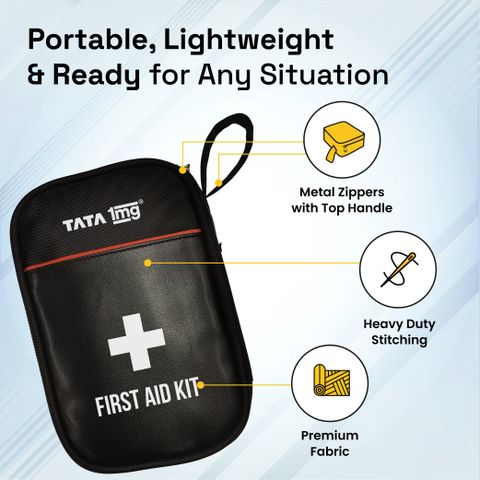 TATA 1mg T1MG/FA02 First Aid Kit (Home, Sports and Fitness, Vehicle, Workplace) - Image 7