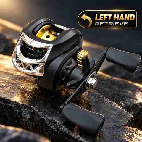 Puedo Left Grip Premium Baitcast Fishing Reel - Image 5