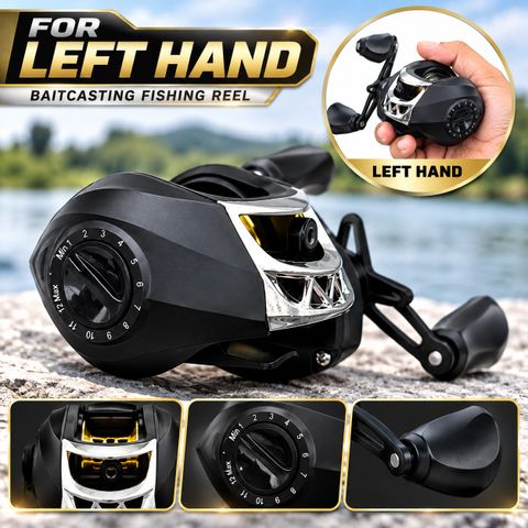 Puedo Left Grip Premium Baitcast Fishing Reel - Image 8