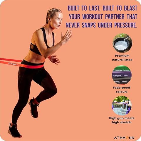 AZWIAN Power Stretch Resistance Band â Green (40-60kg) Resistance Tube (Green) - Image 8
