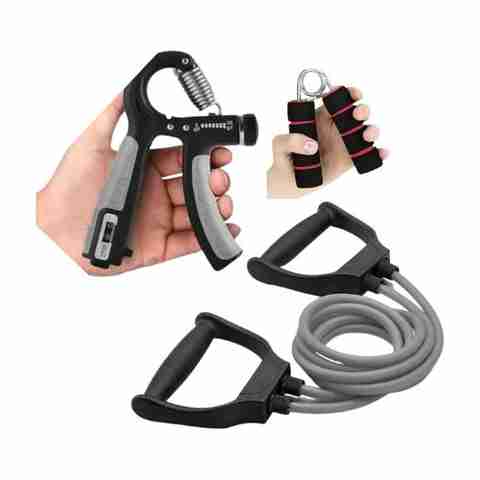 BOLDDISH Digital Hand Grip with Toning Tube and V-Shape Strengthener - Image 5