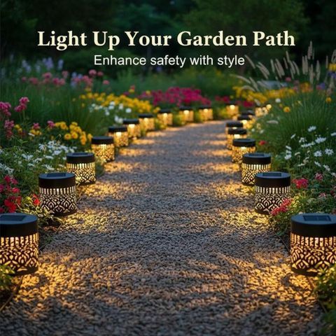 Aethra Solar Powered Mandala Fence Lights | Garden, Walls & Backyard Decor Solar Light Set (Wall Mounted Pack of 1) - Image 8