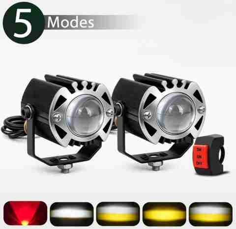 Anaisha Enterprises LED Fog Lamp Unit for KTM, TVS, Royal Enfield, Bajaj, Hero Universal For Car - Image 4
