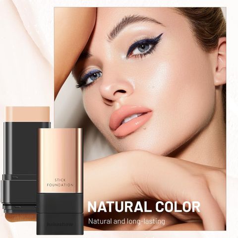 LUXORIO 2-in-1 Korean Foundation Stick with Brush, Natural Color, 60g - Image 6