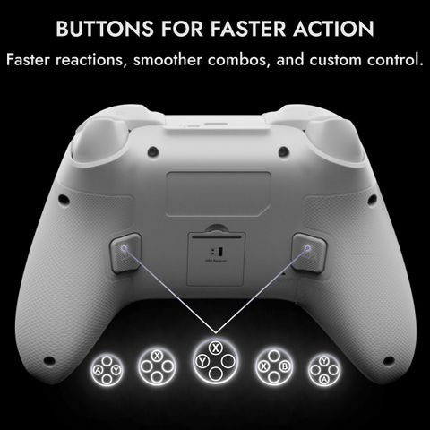 Kreo Surge XB Wireless Gaming Controller, White - Image 6