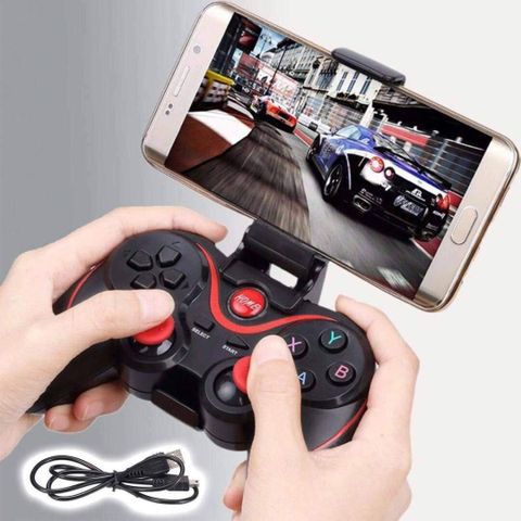 DTGames Wireless Mobile & PC X3 Gamepad- Bluetooth - Compatible Android/iOs/Windows/TV Joystick (Black, For PC) - Image 4