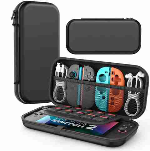 【ガパオライス】Nintendo Switch ＋ケース TMG Carrying Case for Nintendo Switch 2 (2025), Protective Hard
