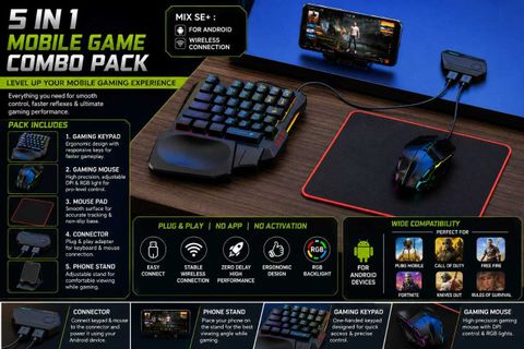 GENXRETRO à¤à¥à¤à¤à¥à¤¸à¥à¤°à¥à¤¤à¥à¤°à¥ MGK-5 IN 1-COMBO SET à¤à¥à¤®à¤¿à¤à¤ à¤à¤à¥à¤¸à¥à¤¸à¤°à¥ à¤à¤¿à¤ (à¤¬à¤¹à¥à¤°à¤à¤à¥, Android, iOS à¤à¥ à¤²à¤¿à¤) - Image 6