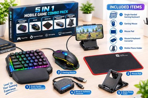 GENXRETRO à¤à¥à¤à¤à¥à¤¸à¥à¤°à¥à¤¤à¥à¤°à¥ MGK-5 IN 1-COMBO SET à¤à¥à¤®à¤¿à¤à¤ à¤à¤à¥à¤¸à¥à¤¸à¤°à¥ à¤à¤¿à¤ (à¤¬à¤¹à¥à¤°à¤à¤à¥, Android, iOS à¤à¥ à¤²à¤¿à¤) - Image 5