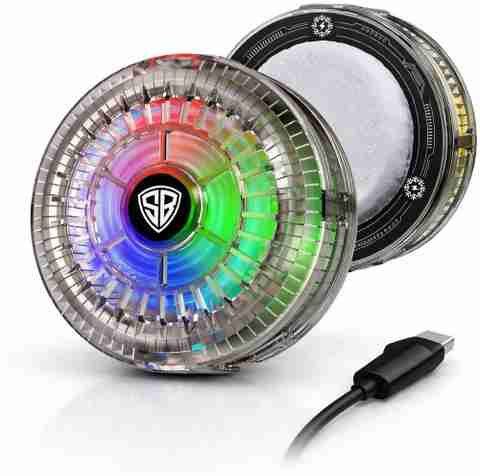 SpinBot सà¥à¤ªà¤¿à¤¨à¤¬à¥à¤ IceDot Mag Air 15W Magnetic Mobile Gaming Cooler Ultra Lite-Ultra Slim|RGB Light à¤à¥à¤®à¤¿à¤à¤ à¤à¤à¥à¤¸à¥à¤¸à¤°à¥ à¤à¤¿à¤ (à¤à¤¾à¤²à¤¾, Android, iOS à¤à¥ लिà¤) - Image 5