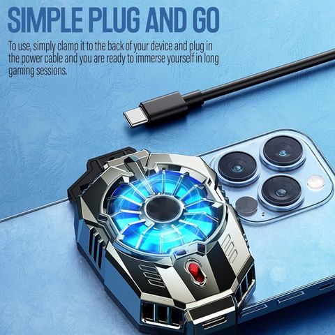 sounce Phone Cooler Fan RGB Dual Speed Gaming Fan - Image 4
