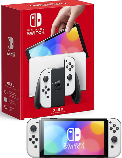 NINTENDO Switch OLED Premium Handheld Immersive Gaming Experience
