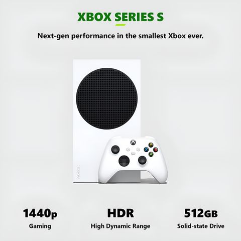 MICROSOFT Xbox Series S Series S Gaming Console SSD 512 GB (White) - Image 5