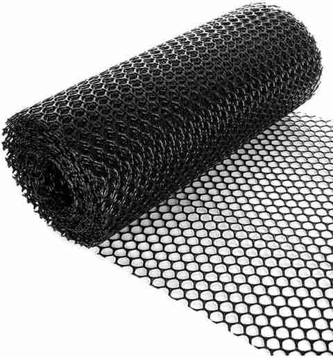 Singhal Black Tree Guard Net 4ft x 10ft with Cutter & 50 PVC Tags - Image 2