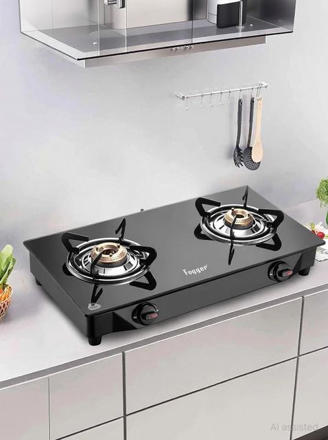 Fogger Bruto Iron Manual Gas Stove (2 Burners) - Image 7