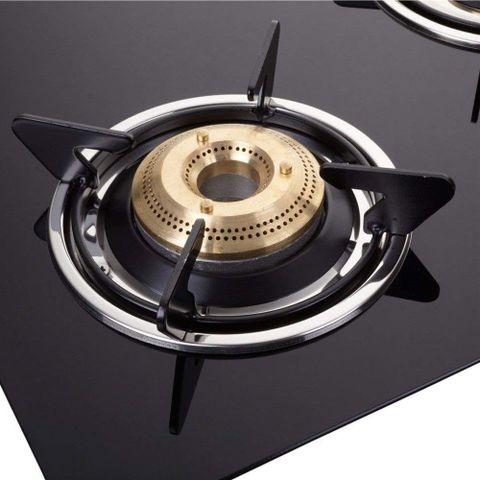Elica 703 CT VETRO BLK Glass Manual Gas Stove (3 Burners) - Image 7