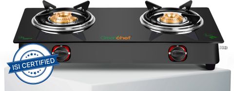 Greenchef Hybrid AI Glass Automatic Gas Stove (2 Burners) - Image 7