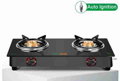 Greenchef Hybrid AI Glass Automatic Gas Stove (2 Burners) - Image 5