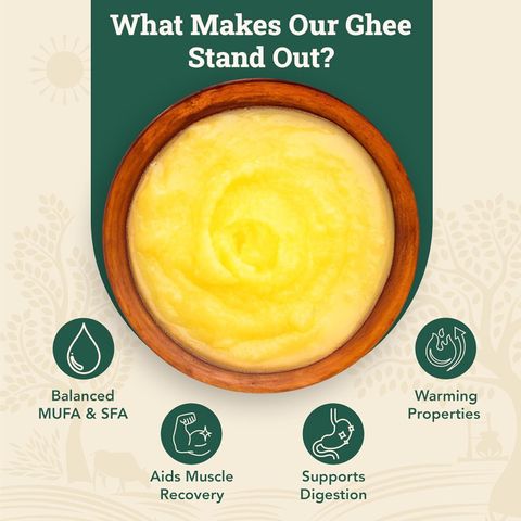 Anveshan Bilona Churned Aromatic A2 Cow Ghee, 500ml - Image 7