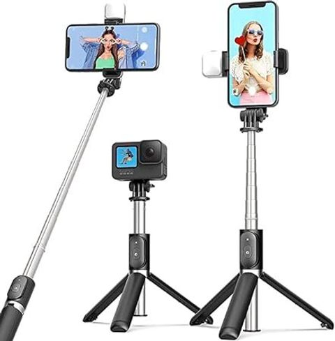 PRANCING UNICORN Selfie Stick with LED Light & Bluetooth Remote - Image 3