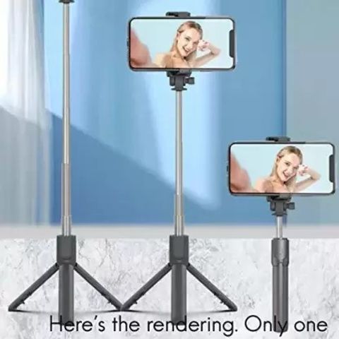 PRANCING UNICORN Selfie Stick with LED Light & Bluetooth Remote - Image 5