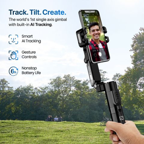 IZI GO X Lite Smartphone Stabilizer with Remote, Automatic Rotation, AI Tracking Single Gimbal for Mobile (310) - Image 3