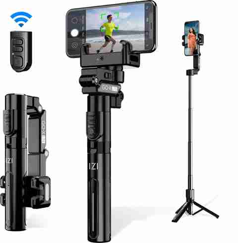 IZI GO X Lite Smartphone Stabilizer with Remote, Automatic Rotation, AI Tracking Single Gimbal for Mobile (310) - Image 2
