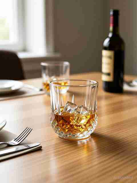 Whisky Water Jug Glass SWINGBYS (Pack Of 6) Crystal Diamond Whiskey Glass Unique Cool Whiskey Glasses Set For Scotch Bourbon Vodka Liquor Water Glass Juice Glass Wine Drink Glass