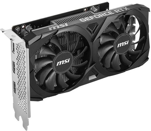 MSI GeForce RTX 3050 6G Ventus 2X E OC 6GB GDDR6 Graphics Card MSI GeForce RTX 3050 6G Ventus 2X E OC 6GB GDDR6 Graphics Card
