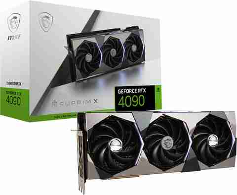 【箱付】MSI GeForce RTX 4090 MSI GeForce RTX 4090 SUPRIM 24G GDDR6X 24 GB NVIDIA Chipset 384