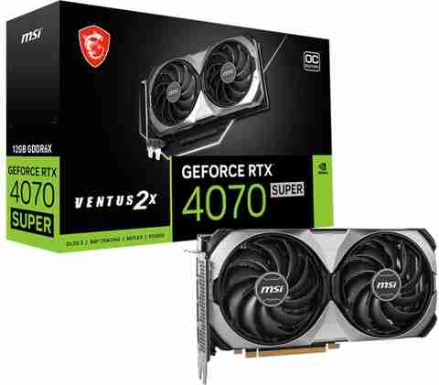 MSI GeForce RTX 4070 SUPER 12G VENTUS 2X OC GDDR6X 12 GB NVIDIA