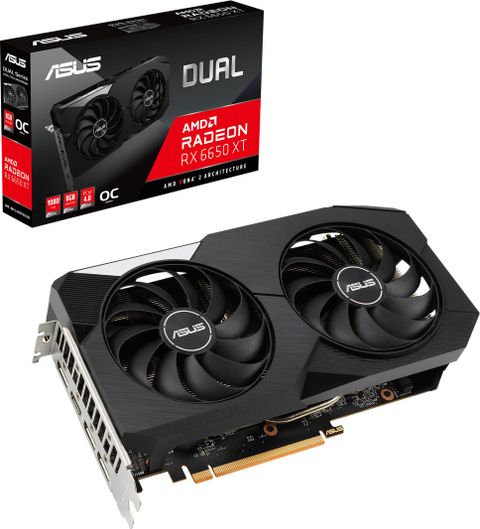 ASUS Dual RX 6650XT OC GDDR6 8 GB AMD Radeon Chipset 128 bit 2689