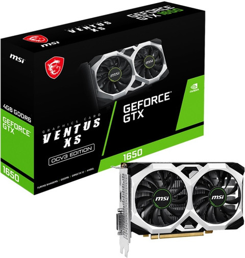 MSI GeForce GTX 1650 D6 VENTUS XS OCV3 GDDR6 4 GB NVIDIA Chipset