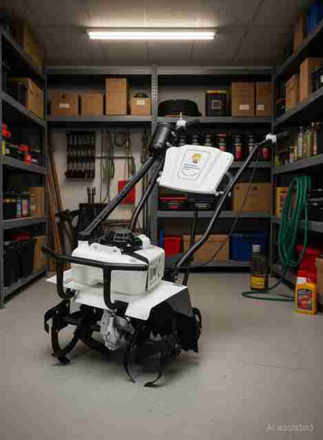 GSCPT Power Mini Tiller/Mini Power Tiller/Cultivator/Rotary Weeder 2 Stroke 63cc Fuel Grass Trimmer (Manual Feed) - Image 5