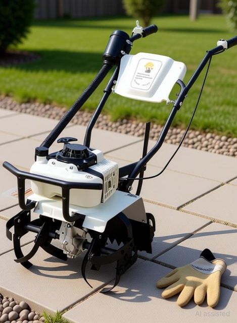 GSCPT Power Mini Tiller/Mini Power Tiller/Cultivator/Rotary Weeder 2 Stroke 63cc Fuel Grass Trimmer (Manual Feed) - Image 6