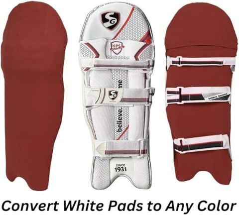 Raizex Cricket Batting Pads Covers Combo (Maroon) - Image 6