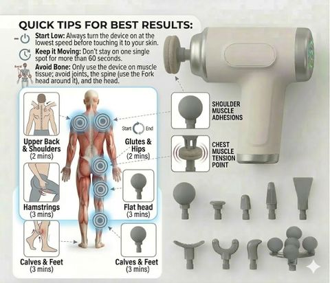 Kripara Sales PowerPulse X9 Massage Gun - Image 7