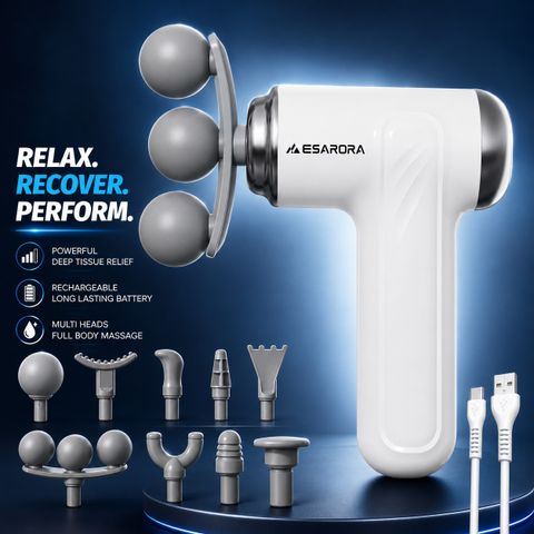 Esarora 3 Ball Deep Tissue Massage Gun - Image 4