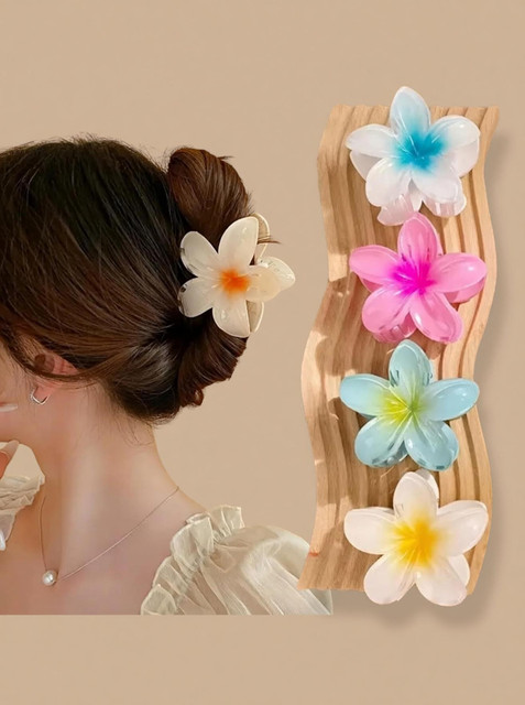 HASHONE 4 pcs Small Flower Hair Claw Clips, Cute Hair Clips clutchers Hair  Claw Price in India - Buy HASHONE 4 pcs Small Flower Hair Claw Clips, Cute Hair  Clips clutchers Hair