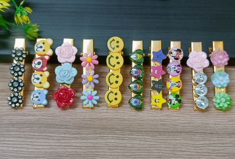 NAVMAV Trendy Hair Rubber Bands and Hair Clips Combo Set - 147