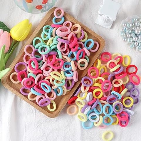 NAVMAV Trendy Hair Rubber Bands and Hair Clips Combo Set - 147