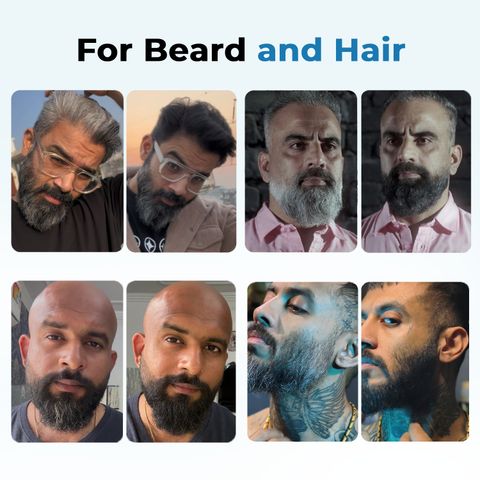 Rise for Men Quick Beard & Hair Color, Natural Black, 200ml - Image 6