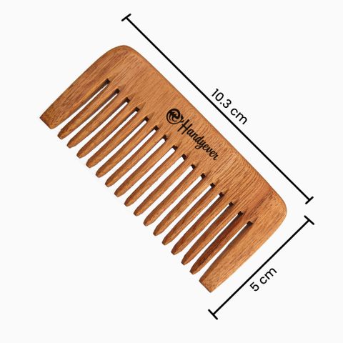Handyever Neem Wooden Wide Tooth Comb - Image 7